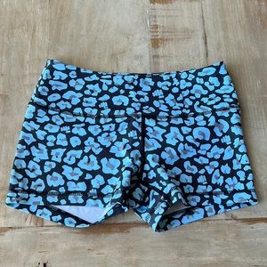 Feed Me Fight Me spandex shorts